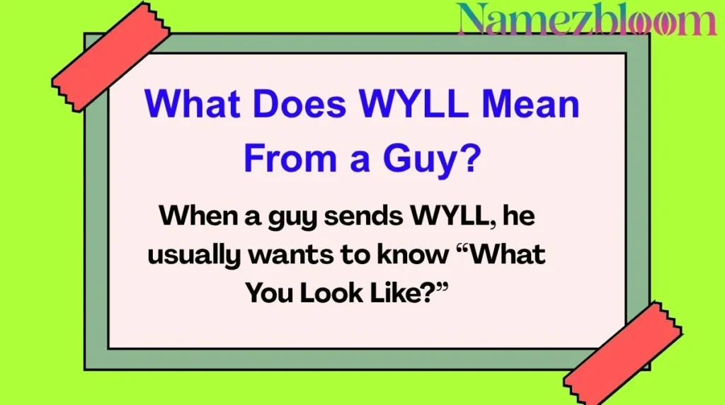 What Does WYLL Mean From a Guy?