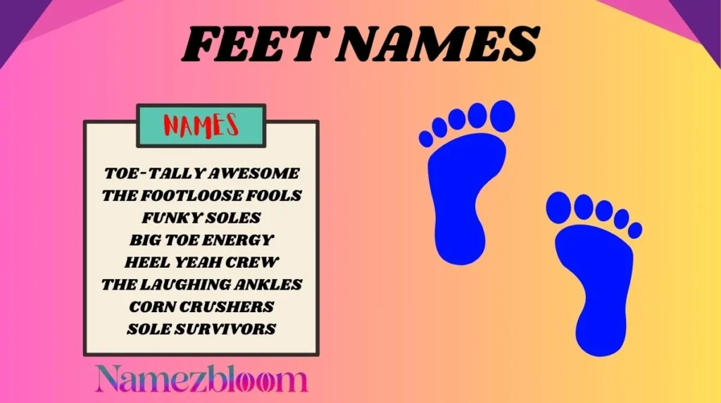 Feet Names