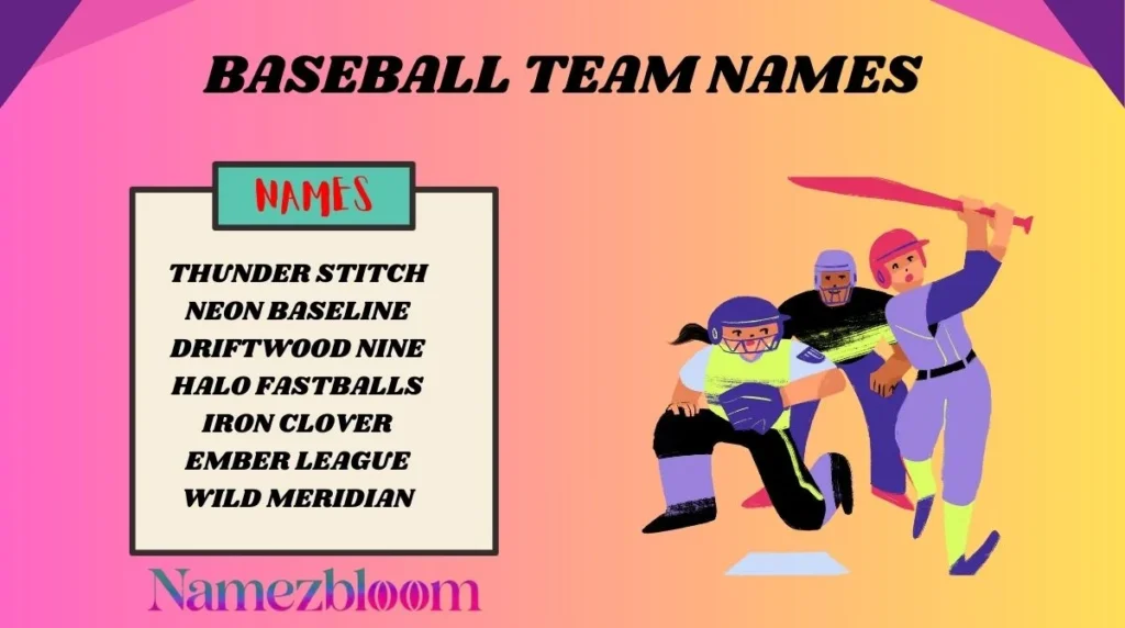 Baseball Team Names
