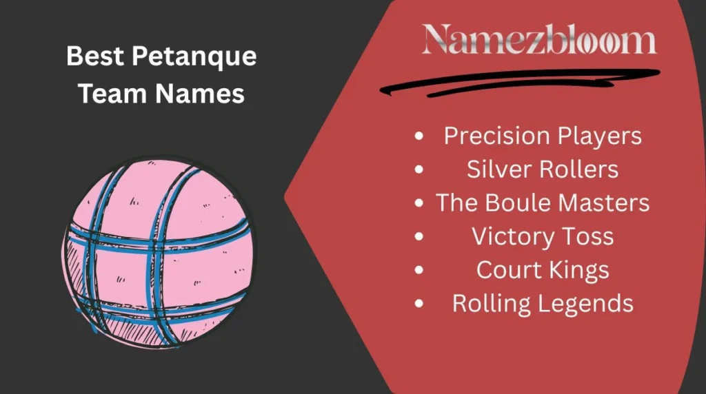 Best Petanque Team Names