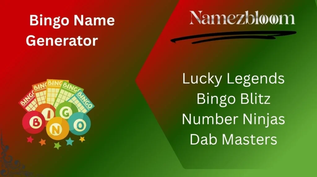 Bingo Name Generator