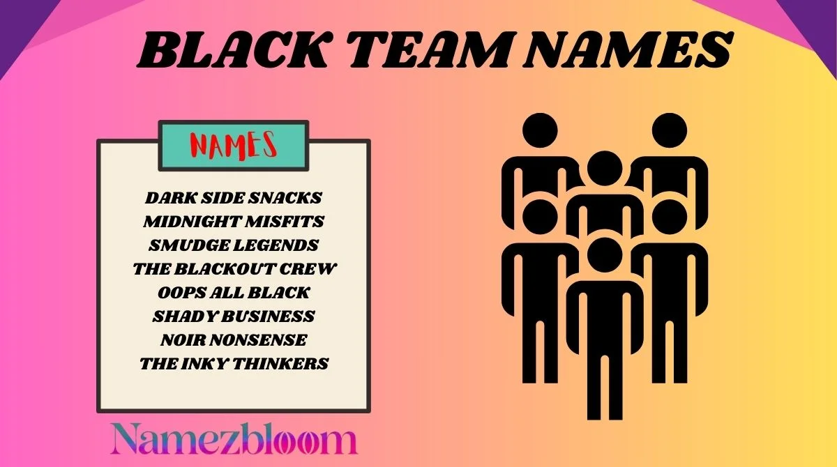 Black Team Names