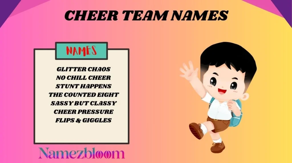 Cheer Team Names