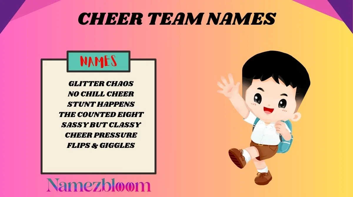 Cheer Team Names