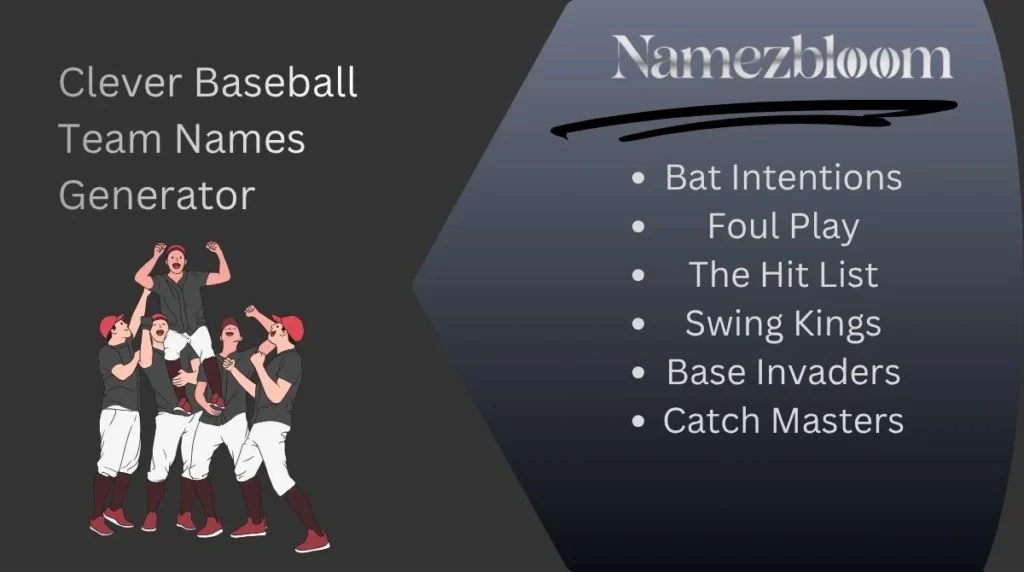 Clever Baseball Team Names Generator
