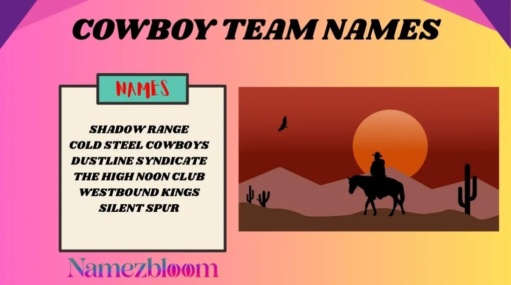 Cowboy Team Names