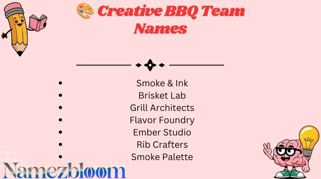 🎨 Creative BBQ Team Names