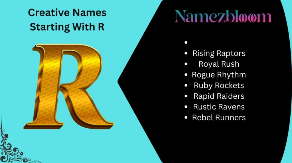 Creative Names Starting With R