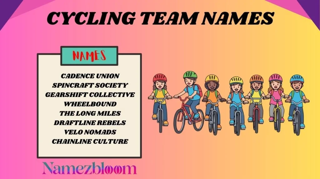 Cycling Team Names