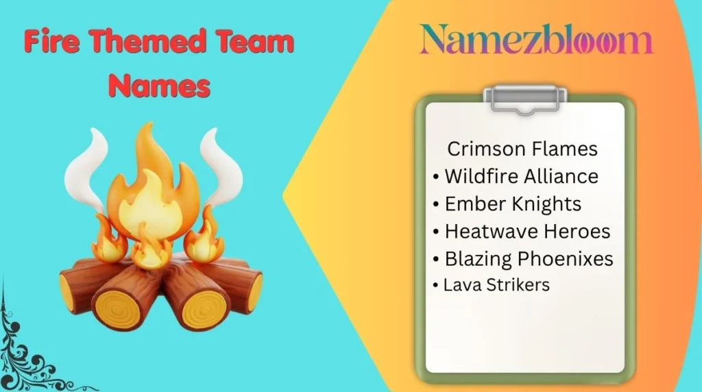 Fire Themed Team Names