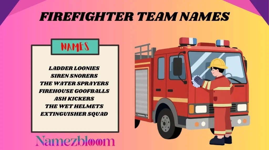Firefighter Team Names