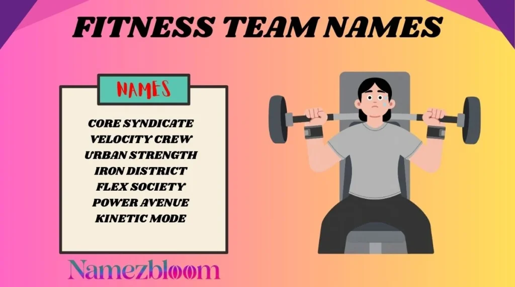 Fitness Team Names