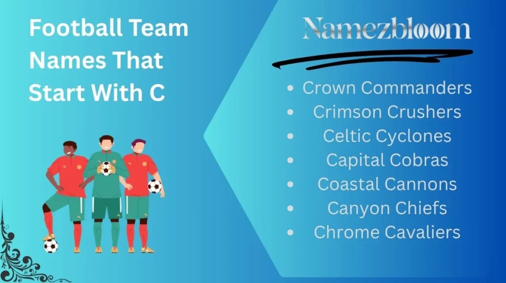 Football Team Names That Start With C