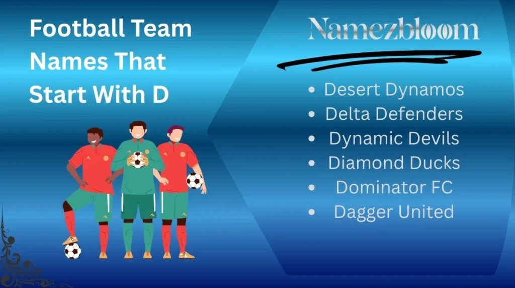 Football Team Names That Start With D