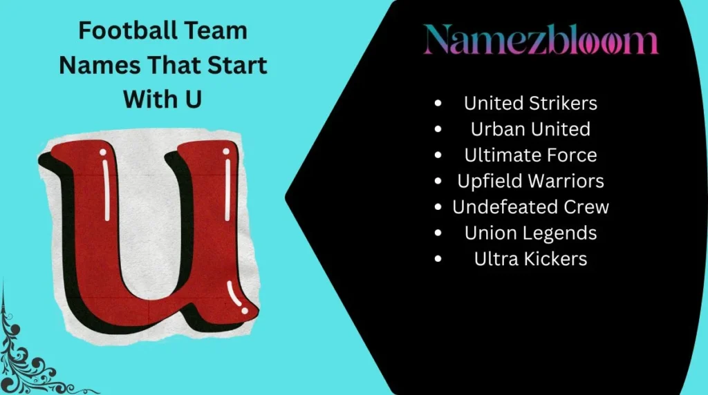 Football Team Names That Start With U