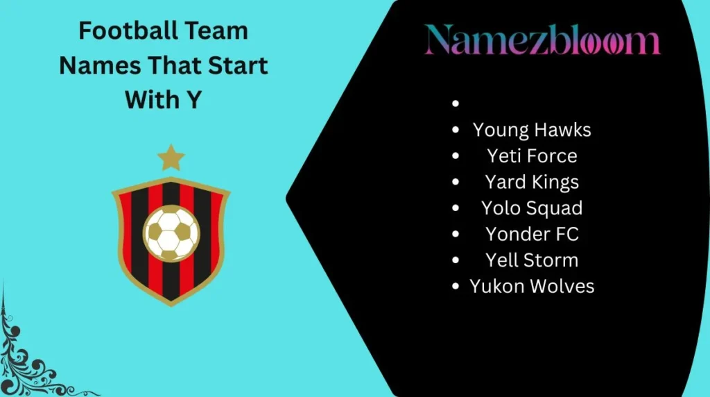 Football Team Names That Start With Y