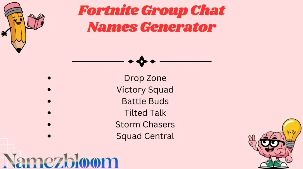 Fortnite Group Chat Names Generator