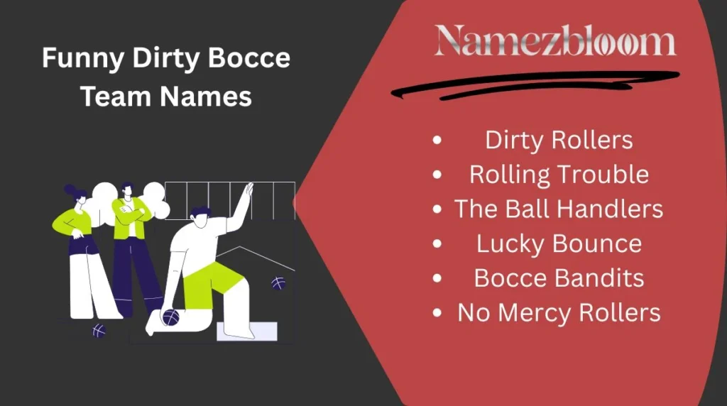 Funny Dirty Bocce Team Names