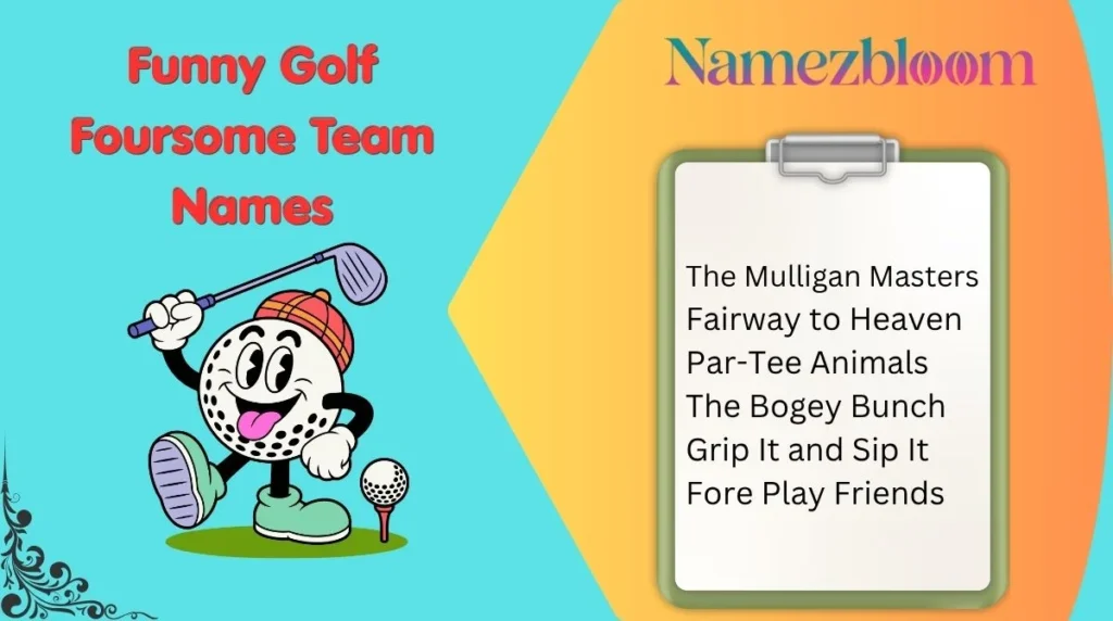Funny Golf Foursome Team Names