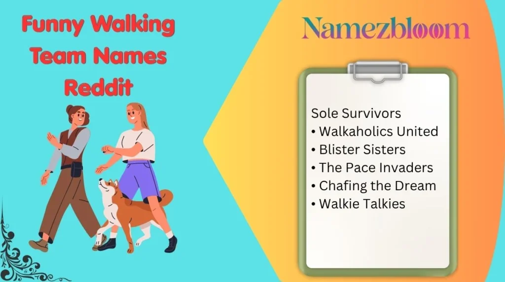 Funny Walking Team Names Reddit