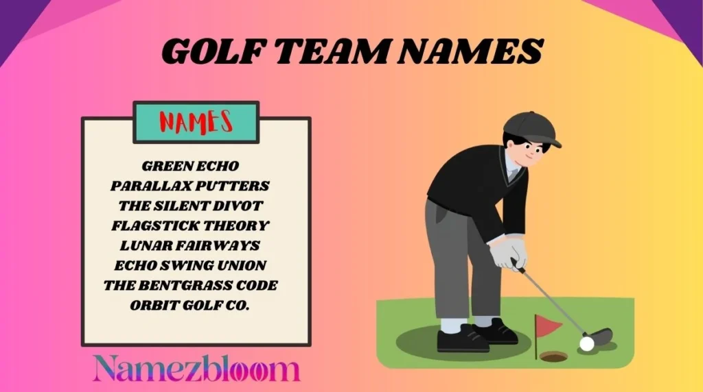 Golf Team Names