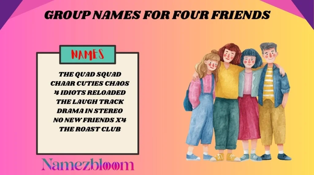 Group Names for Four Friends