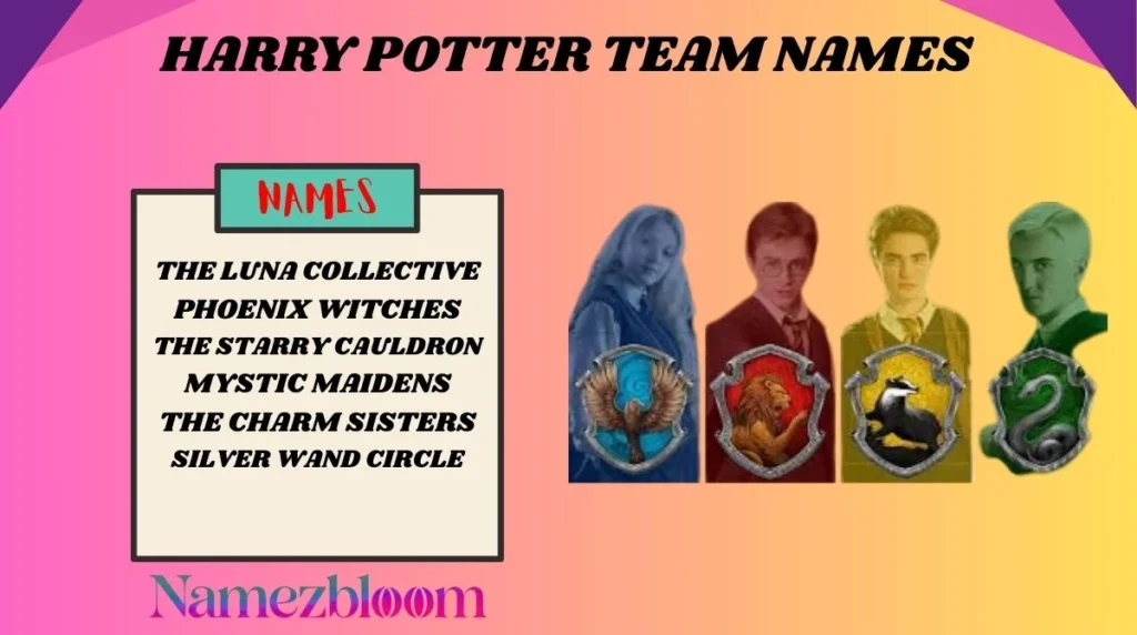 Harry Potter Team Names
