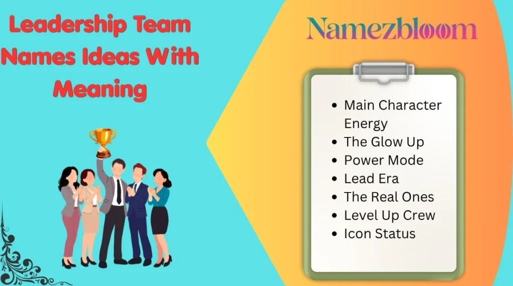 Leadership Team Names Ideas With Meaning
