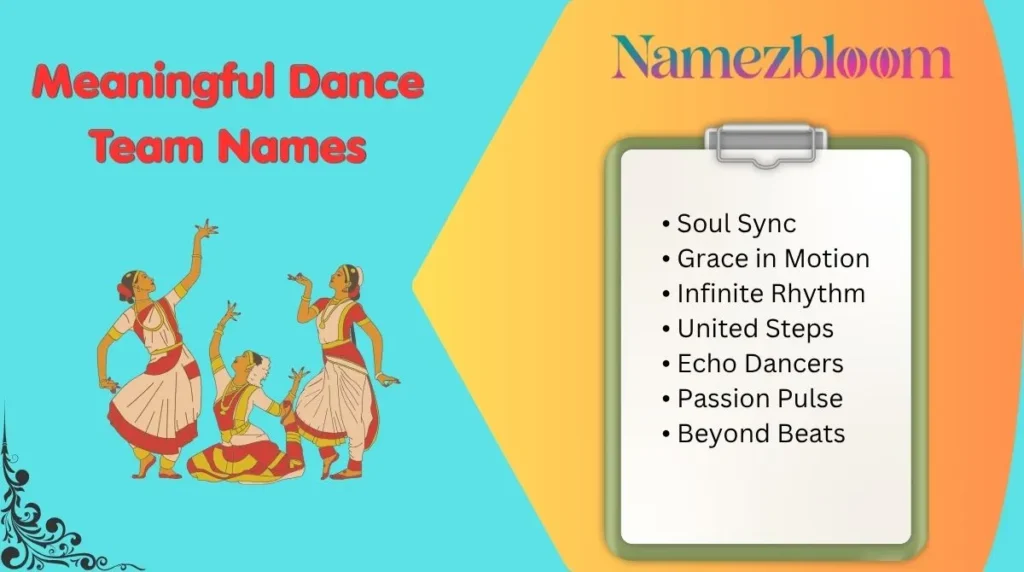 Meaningful Dance Team Names