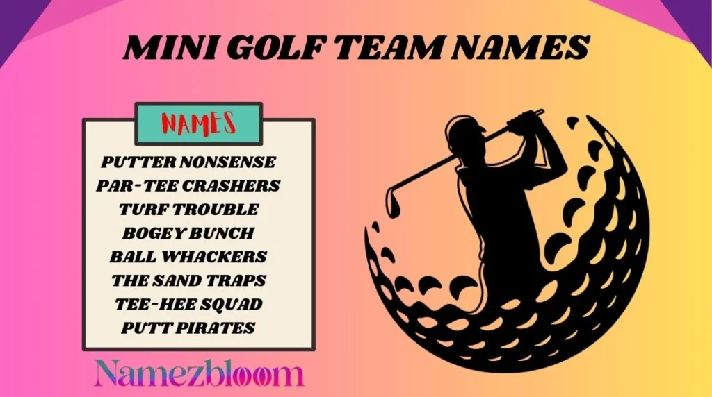 Mini Golf Team Names