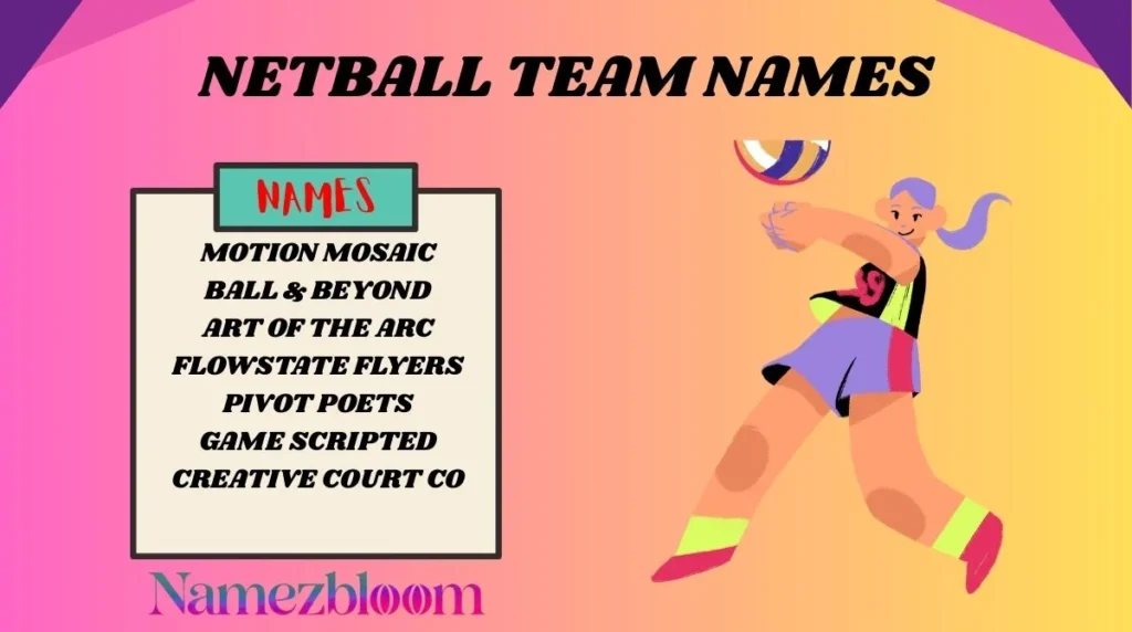 Netball Team Names
