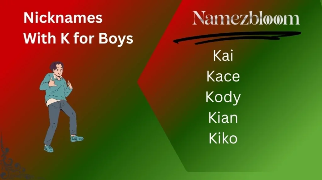 Nicknames With K for Boys