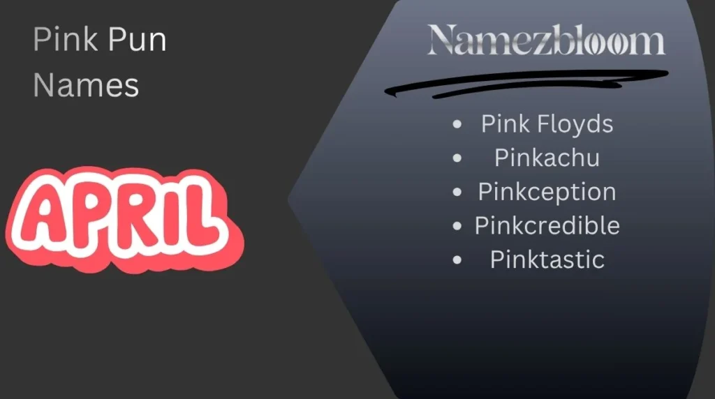 Pink Pun Names