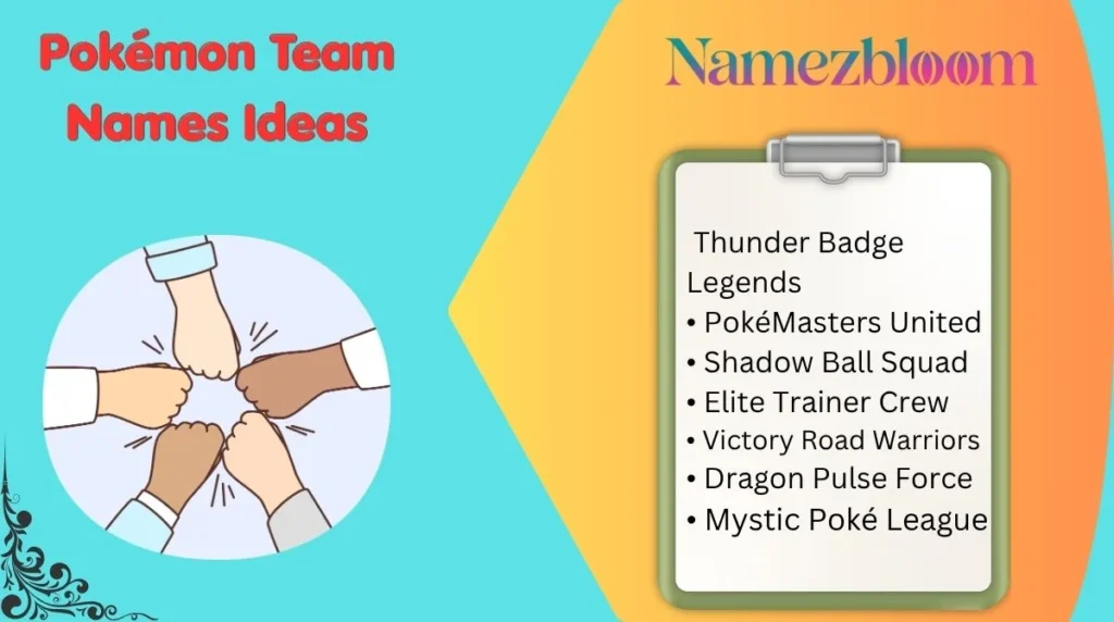 Pokémon Team Names Ideas