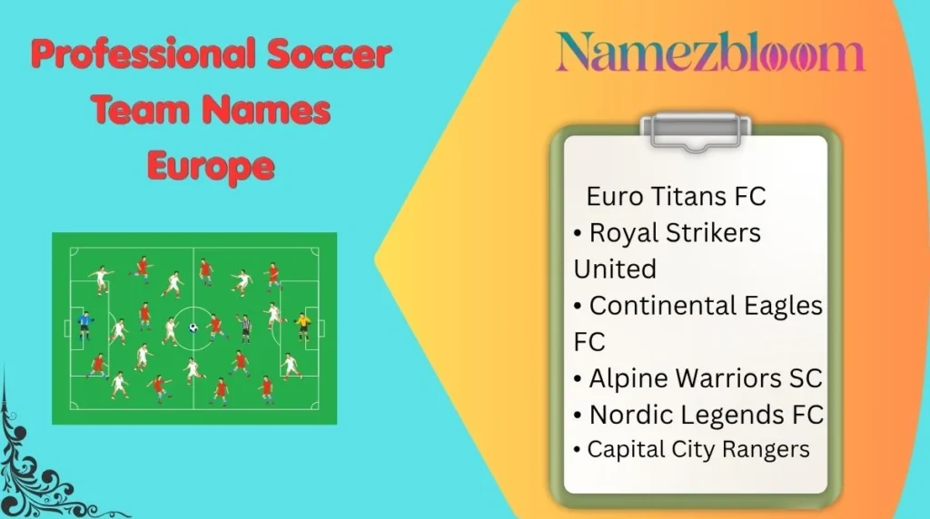 Professional Soccer Team Names Europe