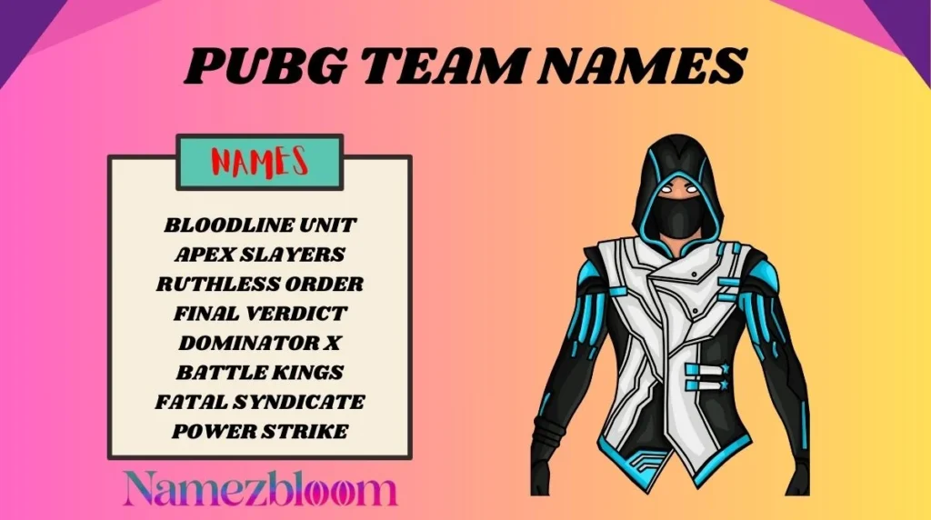 PUBG Team Names
