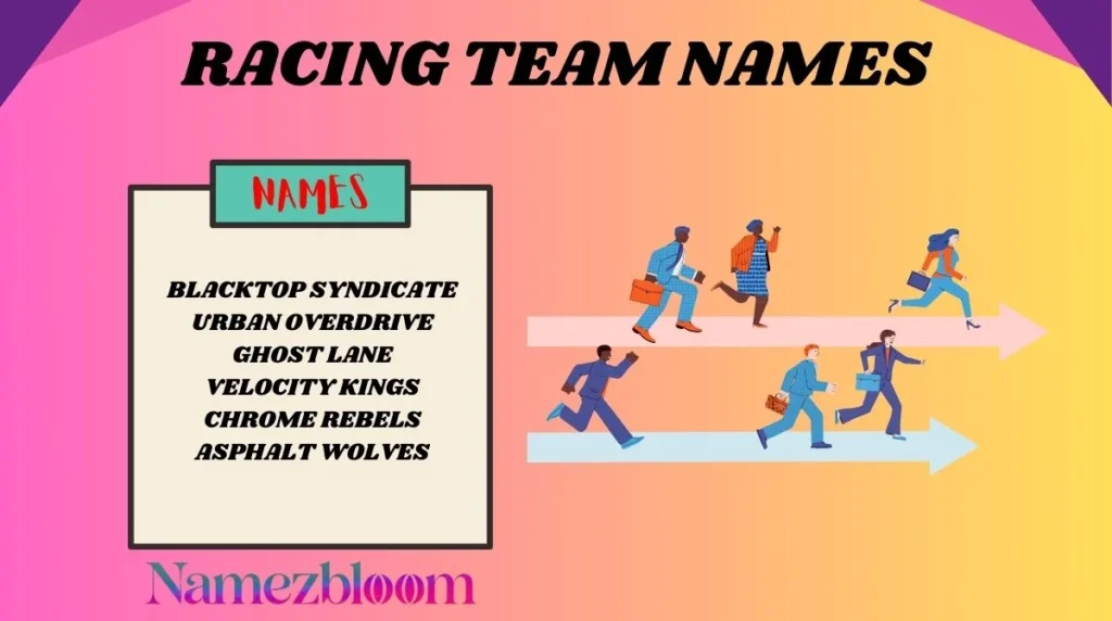 Racing Team Names