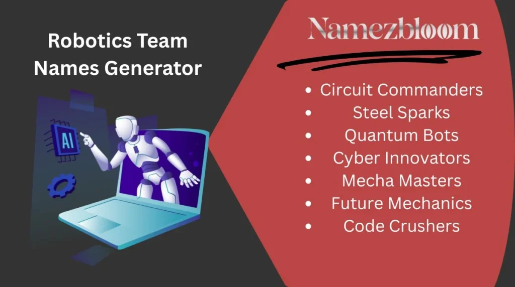 Robotics Team Names Generator