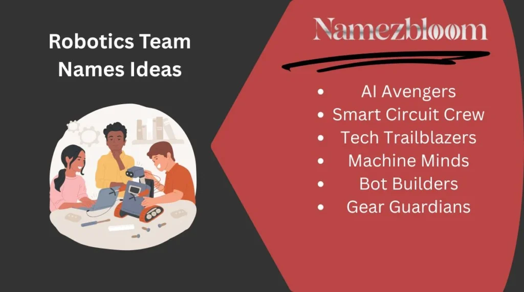 Robotics Team Names Ideas