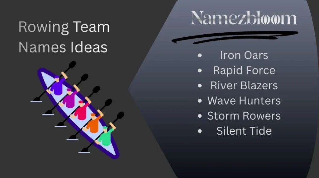 Rowing Team Names Ideas