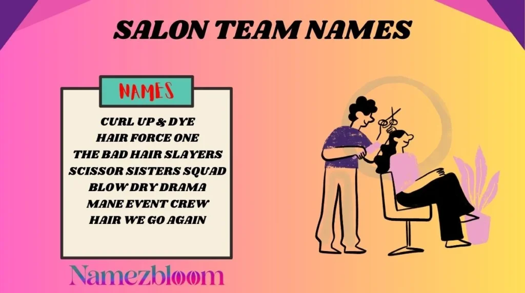 Salon Team Names