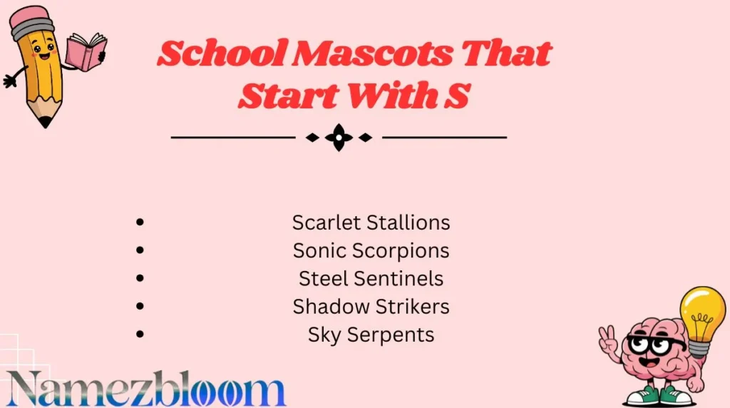 School Mascots That Start With S
