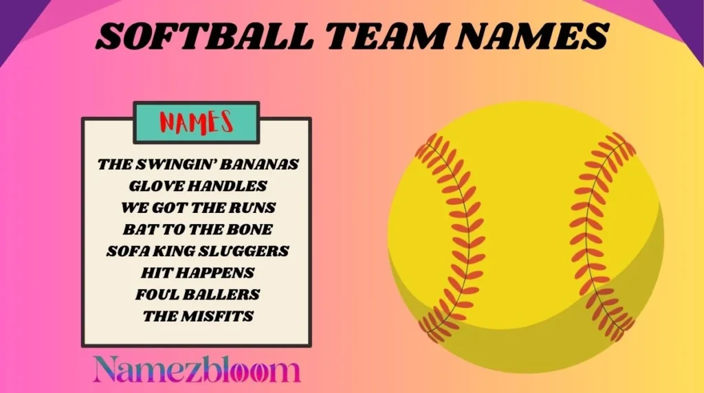 Softball Team Names