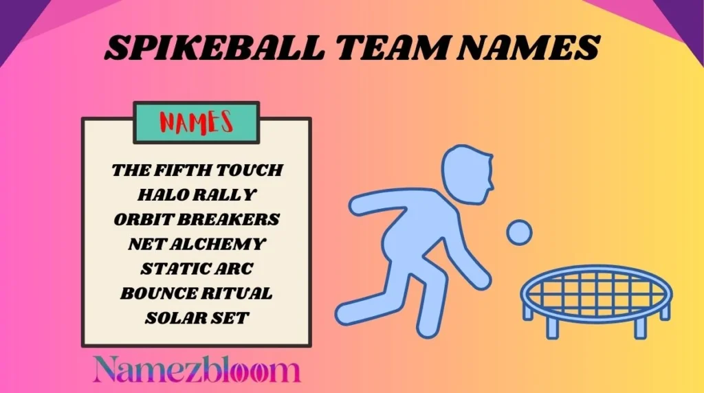 Spikeball Team Names