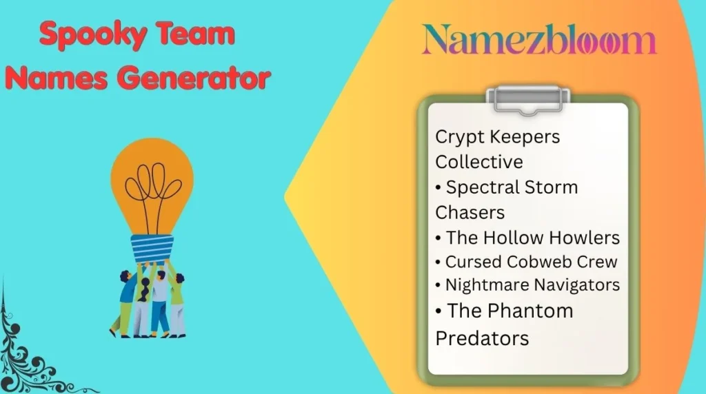 Spooky Team Names Generator