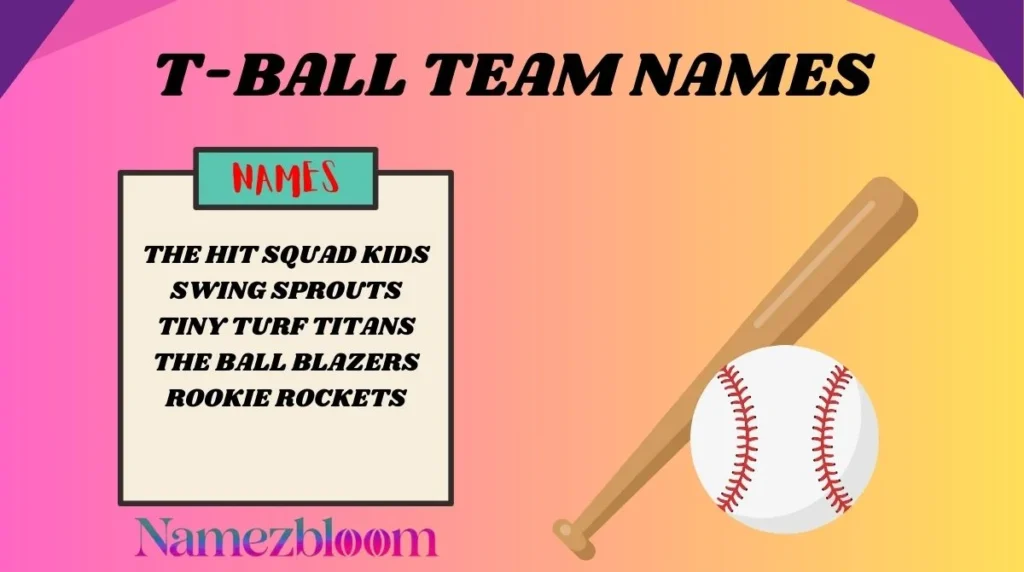T-Ball Team Names