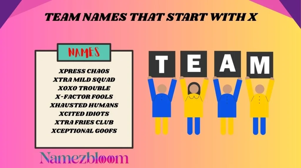 Team Names That Start With X