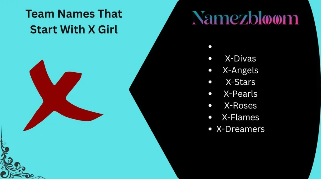 Team Names That Start With X Girl