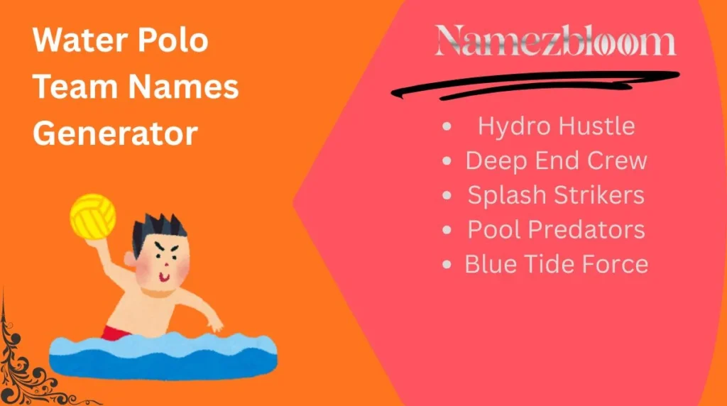 Water Polo Team Names Generator