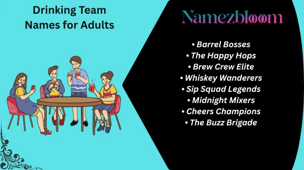 Drinking Team Names for Adults